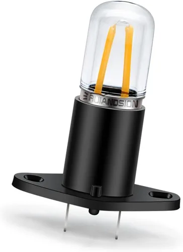 Ruiandsion Z187 T170 Bombilla LED para Microondas Luz Blanca Cálida 110V 125V 130V 110-130V 2W Equivalente a 20W Bombilla de Filamento LED Reemplazo