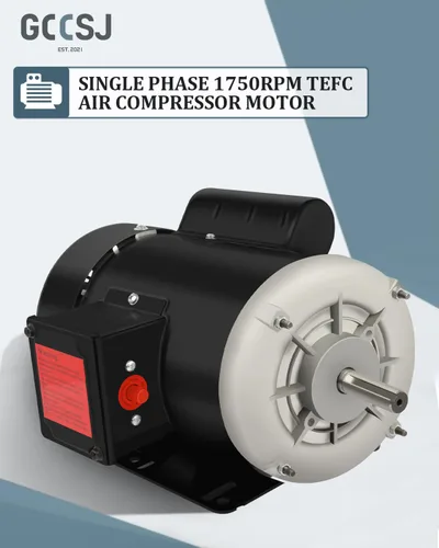 Miniatura 2 de Motor eléctrico, 1/2HP Motor de servicio agrícola, Motor monofásico 1750RPM 115/230V 56 Marco 5/8 "Diámetro del eje 60HZ 4Pole TEFC CW/CCW