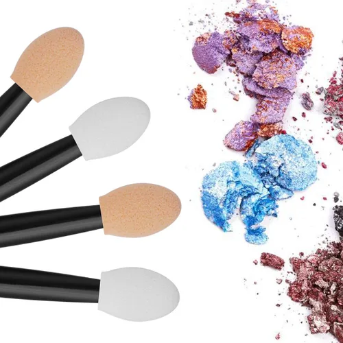 Miniatura 6 de Cuttte Aplicadores de sombra de ojos, brochas de maquillaje – 60 brochas desechables para sombra de ojos, palitos aplicadores de sombra de ojos