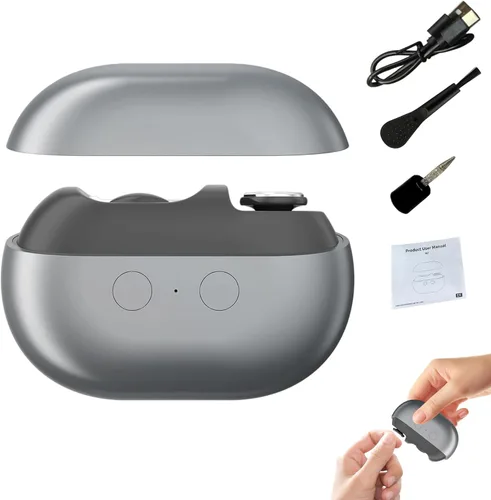 Cortauñas inteligente Easy Clipper, nuevo cortauñas eléctrico 3 en 1 Easyclip para personas mayores, cortauñas automático con luz LED y