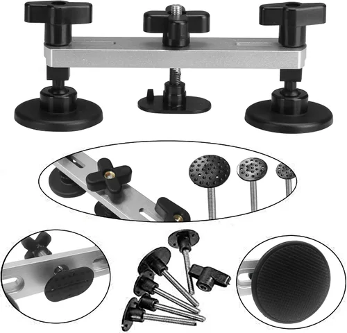 Miniatura 4 de Kit de extracción de abolladuras de carrocería Winsall, kit de reparación de abolladuras sin pintura con extractor de puente, kit de extracción