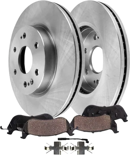 Miniatura 32 de Detroit Axle - Kit de frenos para Ford Transit Connect 2018-2023, rotores de freno de disco Pastillas de freno de cerámica con reemplazo