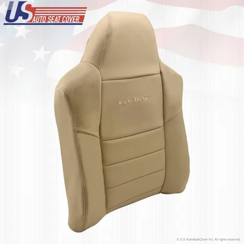 Miniatura 5 de 2002-07 para Ford F250 F350 Lariat Front & Back BotFor Toms & Tops Funda de asiento de cuero marrón