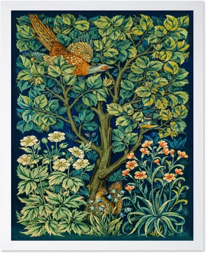 Miniatura 30 de Poster Master Póster vintage de William Morris, estampado de patrón retro de Santiago, arte de flores, arte de patrón textil, regalo para hombres