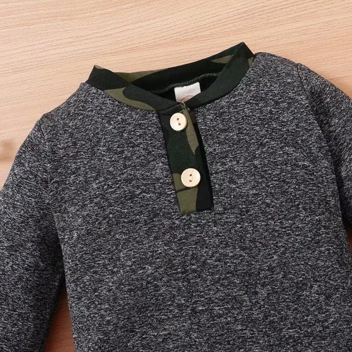 Miniatura 4 de Tepuce Ropa para bebé niño, conjunto de 2 piezas para otoño e invierno