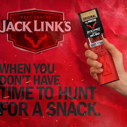 Miniatura 5 de Jack Link's Carne de Res en Filete, Original - Aperitivos de Proteína, Aperitivo de Carne con 12g de Proteína, Hecho con 100% Carne, Envase al Por