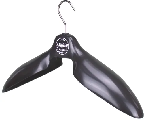 Colgador de abrigo para motocicleta, hecho en Estados Unidos, gancho giratorio de 4 pulgadas (negro)