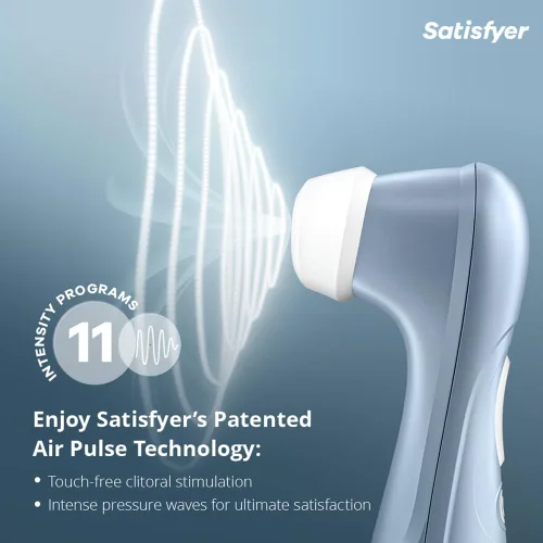 Miniatura 2 de Satisfyer Pro 2 - Estimulador clitoriano por pulso de aire, succión del clítoris sin contacto, tecnología de ondas de presión, resistente al agua
