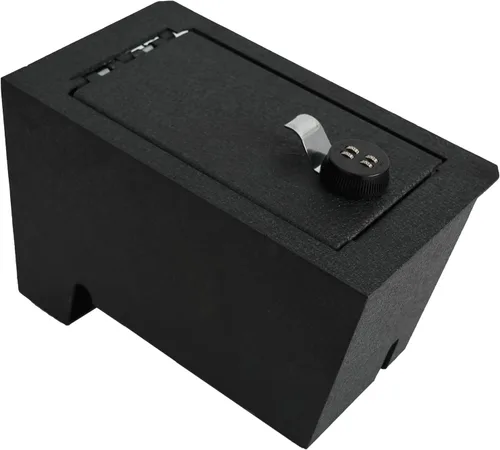 Caja de seguridad para consola central: caja fuerte para pistola de consola KEREN compatible con Toyota Tundra 2022-2026 y Toyota Sequoia 2023-2026,
