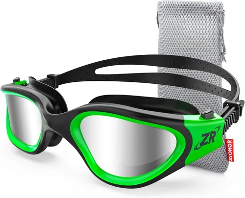 Miniatura 27 de ZIONOR G1 - Gafas de natación polarizadas unisex para mujeres adultas, antiniebla, 100% anti UV, gafas de buceo A0 (polarizado + espejo dorado)