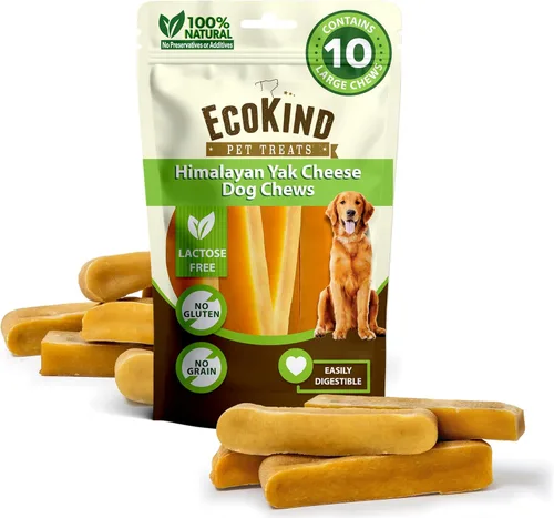 Miniatura 24 de EcoKind Premium Gold Yak Cheese - Masticables para perros del Himalaya, golosinas saludables para perros de todas las razas y tamaños, todo natural