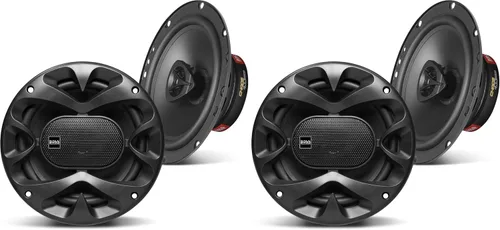 BOSS Audio Systems CH6520B - Altavoces para puerta de automóvil de 6.5 pulgadas, 250 vatios máximo (par), coaxial, 2 vías, rango completo, 4 ohmios,