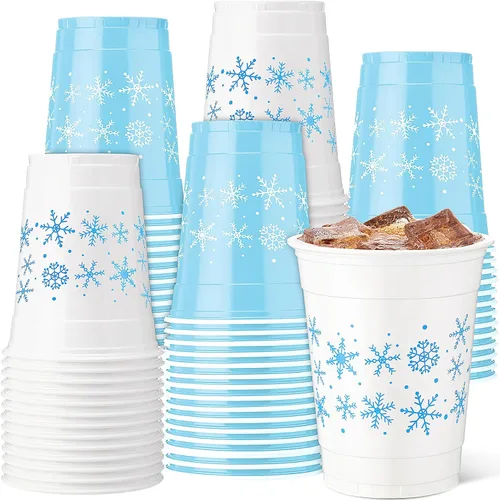 Miniatura 12 de Vesici 100 vasos de plástico desechables de 12 onzas para el día de San Patricio, tazas de tréboles verdes, suministros de fiesta del día de San