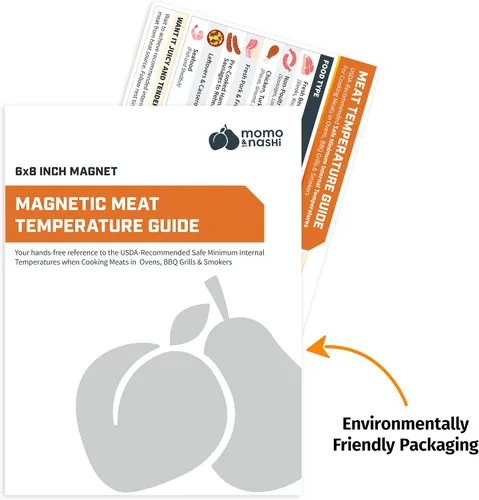 Miniatura 6 de Imán de tabla de temperatura de carne, accesorios para parrilla, pollo, pavo, carne de res, filete, cerdo, tabla de temperatura de cocción