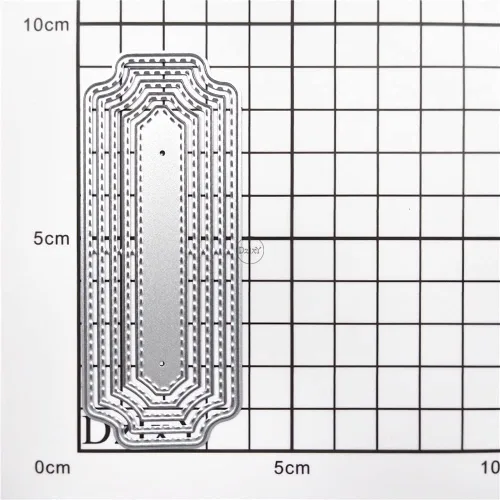 Miniatura 3 de DzIxY Troqueles de corte de metal de borde irregular para kit de fabricación de tarjetas, troquelados, troquelados, plantillas de máquina de álbumes
