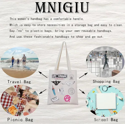 Miniatura 6 de MNIGIU Bolsa de mano para videojuegos Chloe Max Lover Gift Video Game Merch