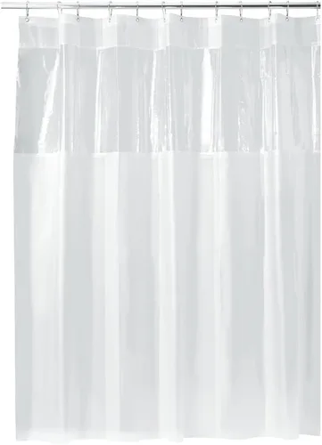 Miniatura 3 de InterDesign 26680 - Cortina de ducha de 72 pulgadas de ancho x 72 pulgadas de largo x 1/4 pulgadas de alto, vinilo transparente