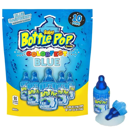 Miniatura 5 de Baby Bottle Pop Paquete rosado de rosa envuelto individualmente -10 con sabor rosado caramelo lollipop lollipop chupadores rosado dulces