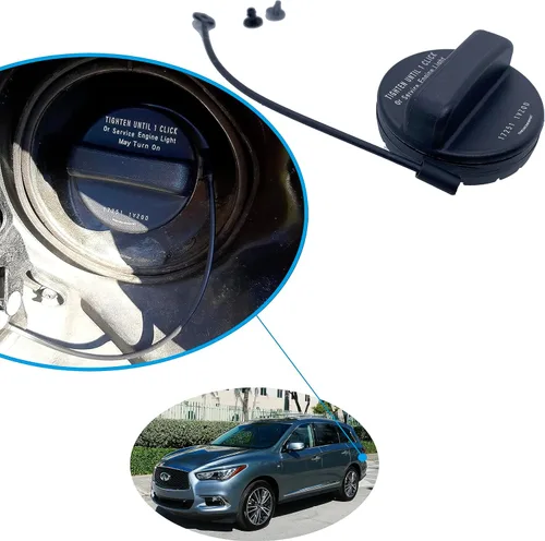 Miniatura 3 de Tapa de combustible Murano Compatible con Nissan Frontier, tapa de gas Versa, Versa Note, Altima, Pathfinder, Murano, Infiniti JX35, Infiniti QX60