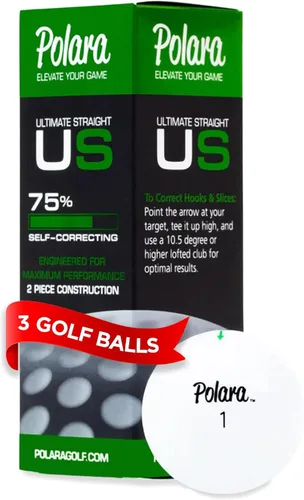 Miniatura 15 de Polara Self-Correcting Golf Balls – High-Performance Golf Balls with Soft Feel, Anti-Slice & Hook Correction, Exceeds USGA Limits, Dimple Design for