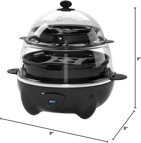 Miniatura 11 de Hervidor de huevos Dash Deluxe, Negro