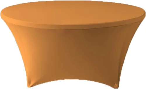 Miniatura 8 de Mantel redondo de elastano ajustable de 5 pies y 60 pulgadas, color rojo, para decoración de bodas, fiestas