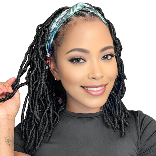 Miniatura 47 de Niseyo Rastas de pelo sintético de ganchillo de 24 pulgadas, 6 paquetes de extensiones de cabello sintético lacio de ganchillo largo