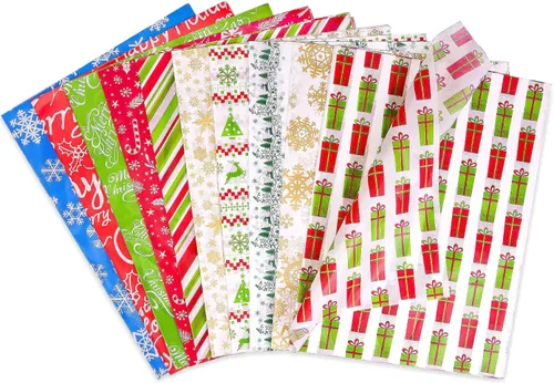 Miniatura 27 de Larcenciel 60 hojas de papel de seda floral vintage, papel de seda de arte de flores silvestres para bolsas de regalo y embalaje, suministros