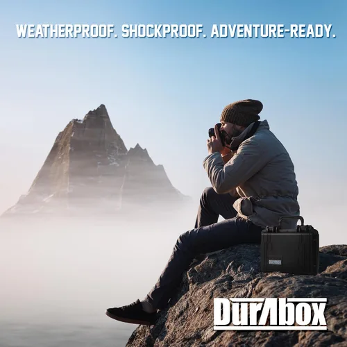 Miniatura 7 de Durabox Estuche Resistente a Todas Las Condiciones Climáticas 10 x 9 x 5” - Estuche de Viaje con Carcasa Rígida Aprobada por la TSA con Espuma