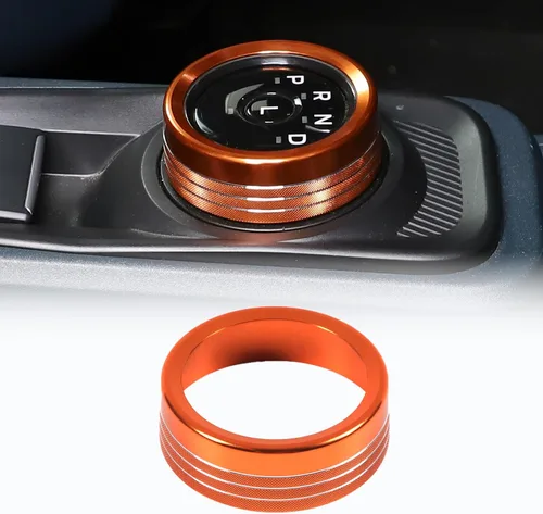 Miniatura 10 de CHEAYAR Botón de interruptor de cambio de marchas Anillo de tapa de guarnición Compatible con Ford Maverick 2022, Cubierta de pomo de cambio