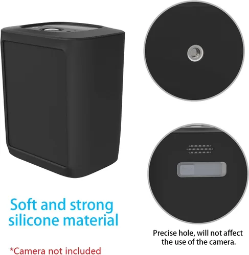 Miniatura 3 de Funda de silicona para cámara eufy Security SoloCam S220 (negro, 1 unidad)