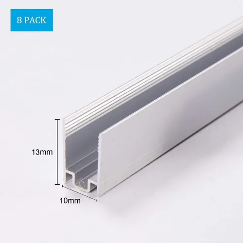 Miniatura 5 de Shine Decor Productos del paquete de la pista del canal de aluminio con el kit de luces de neón LED blanco cálido 45M/150ft
