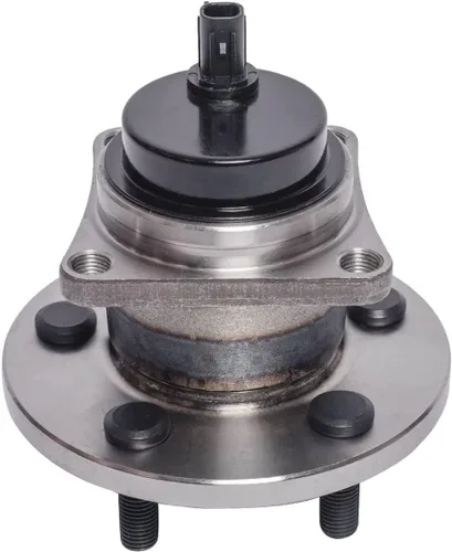Miniatura 2 de 512403 (para FWD con 1.8L 1798cc y ABS de 4 ruedas, 5 orejetas) Buje de rueda trasera y conjunto de cojinete para 2009-2010 Po-ntiac Vibe