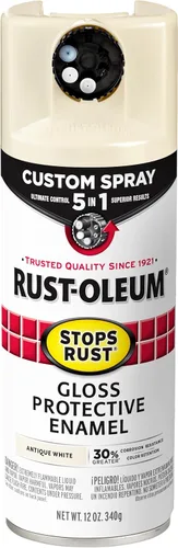 Miniatura 19 de Rust-Oleum 376855 - Pintura en aerosol antióxido personalizada 5 en 1, 12 onzas, color negro mate, (paquete de 1)