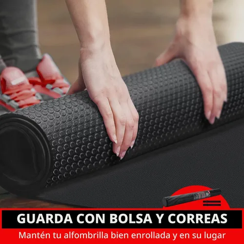 Miniatura 8 de GymCope - Alfombra grande para entrenar en casa, 12 x 6 pies, 10 x 6 pies, 9 x 6 pies, 8 x 6 pies, 7 x 5 pies, 6 x 4 pies, extragrueso, alfombra