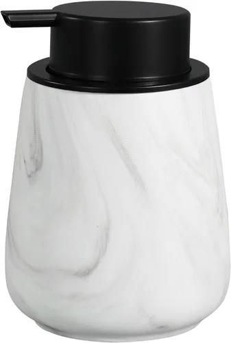 Miniatura 28 de Dispensador de jabón de manos de espuma de 12 onzas, dispensador de jabón espumoso negro para baño con bomba fácil de presionar, dispensador