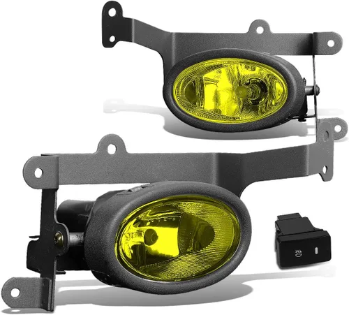 DNA MOTORING FL-ZTL-119-AM Luz Antiniebla del Parachoques Delantero Lado del Conductor y Pasajero Mejora la Visibilidad [Compatible con Civic 06-08