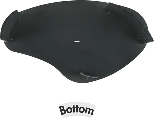 Miniatura 7 de Hyfirm - Mesa de café moderna de madera negra de 47.25 pulgadas para la sala de estar, mesa central resistente con tapa irregular de mango y patas