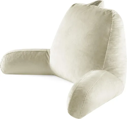 OAISZ - Almohada de lectura para sentarse en la cama para adultos, almohada de lectura con espuma viscoelástica triturada, almohada de cama con