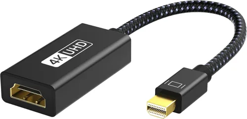 Miniatura 10 de IVANKY Adaptador Mini DisplayPort a HDMI 4K@30Hz Paquete de 2, Thunderbolt 1 y 2 a HDMI, Adaptador Mini DP a HDMI para MacBook Air/Pro, Surface