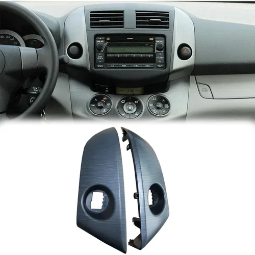 Miniatura 3 de Cubierta central para salpicadero, ajuste para Toyota RAV4 Base Limited EV Sport 2006 2007 2008 2009 2010 2011 2012 Panel de instrumentos centrales
