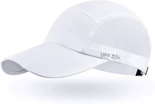 Miniatura 48 de ELLEWIN Gorra de béisbol unisex UPF 50 sin estructura, con pico grande y plegable