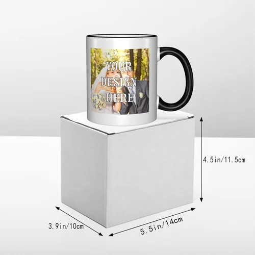Miniatura 5 de Taza de café personalizada, tazas personalizadas con logotipo y foto, taza personalizada, diseña tu propia taza de café personalizada, regalos