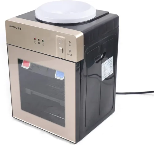 Miniatura 4 de Dispensador de agua fría y caliente independiente, dispensador de agua, mini refrigeración, escritorio, bebida, automático, para la oficina en casa