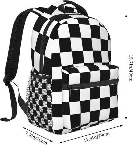 Miniatura 2 de Fiokroo Mochila escolar para estudiantes, adolescentes, hombres y mujeres, mochilas para laptop, mochila de viaje con múltiples bolsillos, Mochila a