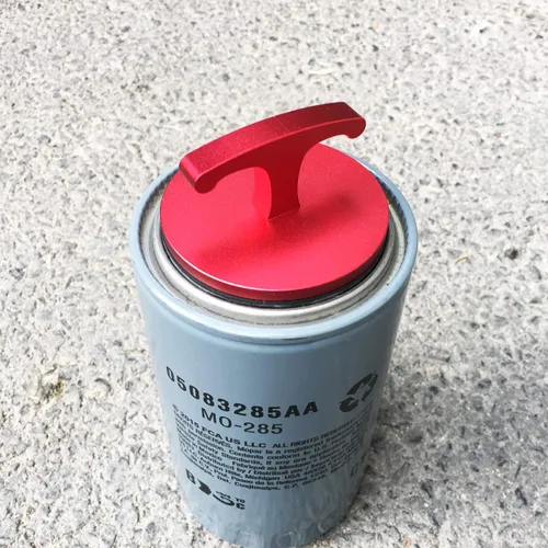 Miniatura 4 de Herramienta de tapón de filtro de aceite de aleación de aluminio, herramienta de desmontaje de tapón de filtro de aceite para Dodge Ram 05083285AA