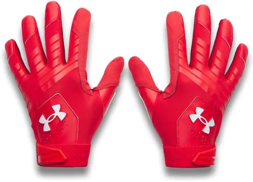 Miniatura 31 de Under Armour Guantes de béisbol Clean Up para hombre (100) blanco / plata metálica / plata metálica