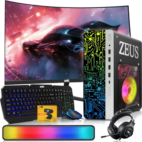 Miniatura 11 de TechMagnet PC de escritorio para juegos, Intel i7 6ª generación, Zeus Pro 4, GT 1030, ARGB de RAM de 16 GB, SSD de 1 TB + disco duro de 2 TB