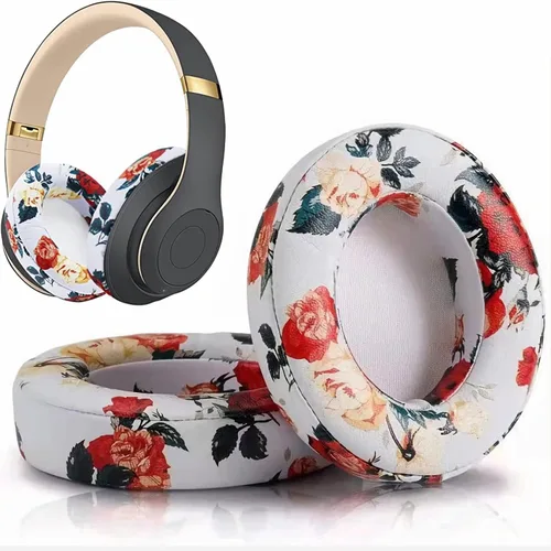 Miniatura 12 de Studio 2 - Almohadillas de repuesto para auriculares Beats Studio 2 y Studio 3 con cable e inalámbricos, almohadillas de espuma viscoelástica