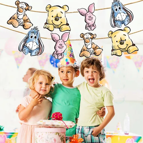 Miniatura 2 de Lindo cartel de oso para decoraciones de baby shower, pancarta de cumpleaños, decoración de fiesta, suministros de fiesta (8 unidades)